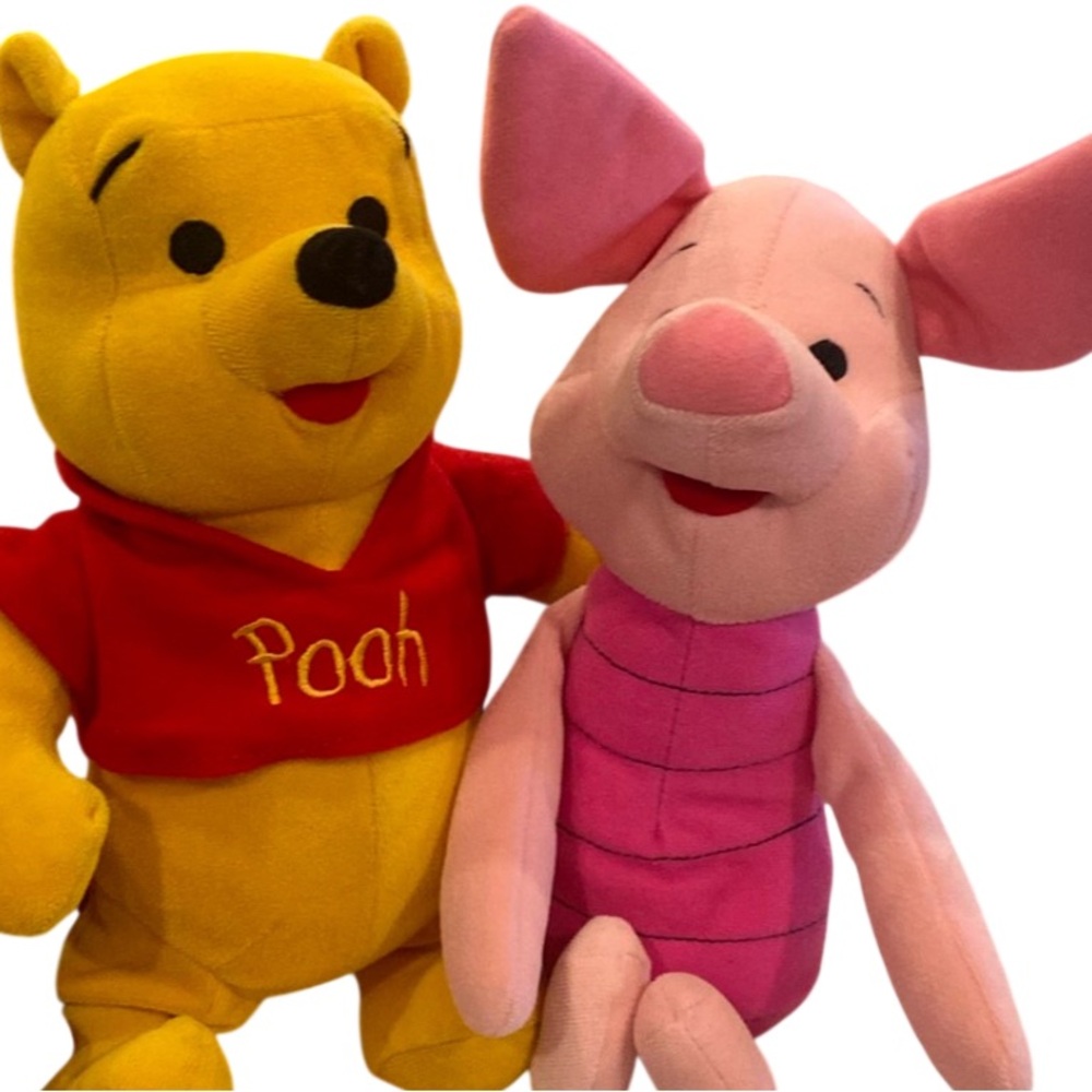 Disney Pooh & Piglet lot of 6 plush 6”-11” - Picture 4 of 16